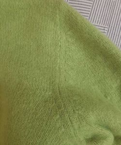 Green Turtleneck Sweater