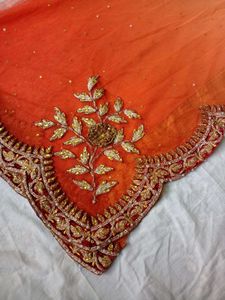 Designer Embroidered Lehenga Choli Double Shaded