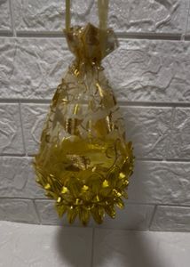 Golden Lotus potli bowl