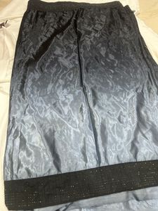 Elegant Black Embellished Saree