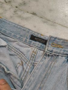 Washed Denim Jeans For Women