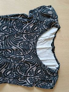 Patterned Fit &amp; Flare Dress