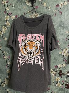 oversize Tiger Graphic tshirt
