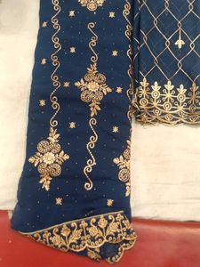 Elegant Embroidered dress material