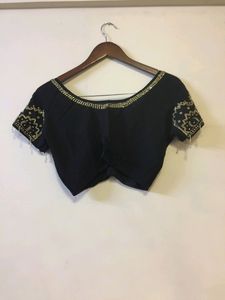 Gold &amp; Black Saree