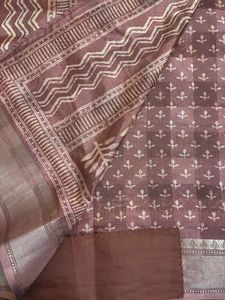 Used Onion Pink Color Saree