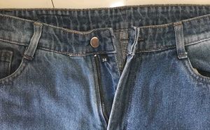 Blue Denim Ripped Jeans
