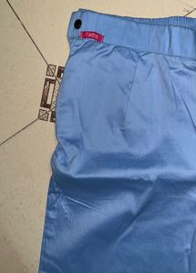 Light Blue Casual Pants