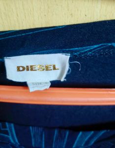 Printed Navy Blue Top