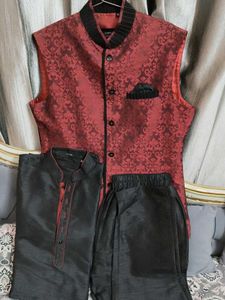 Men's Ethnic Kurta Set with Jacket