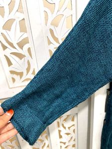 Teal Knit Sweater B