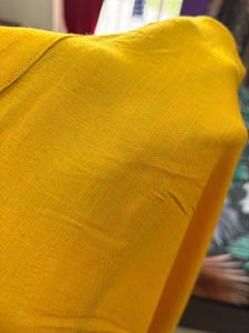 Yellow Mandarin Collar Kurta