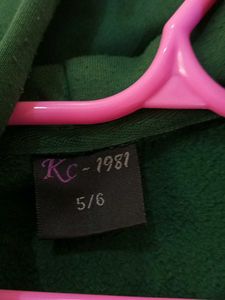 Green Colour Winter Wear Jacket