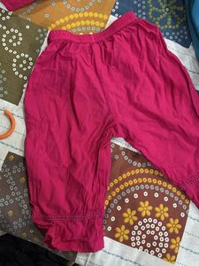 Girls&#39; Embroidered Top &amp; Bottom Set