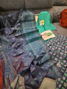 Green Printed Kurta Set