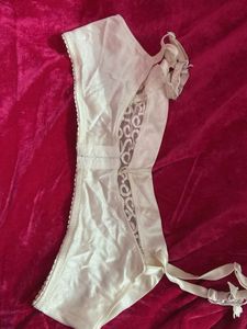 Elegant White Bra see through