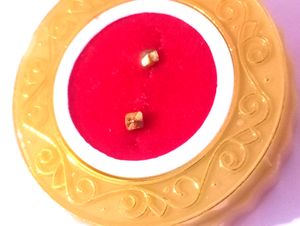 Small Earrings In Gold Colour (Studs)