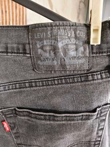 Levis Black Wash Denim Jeans