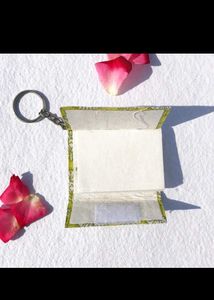 Boho Floral Diary keychain