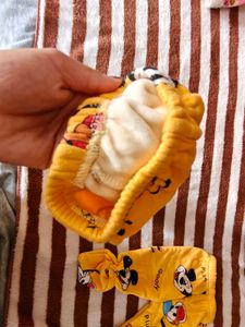 Warm Cute Mickey Mouse Baby Suit &amp; Sweater