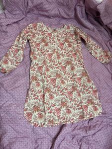 Floral Print Kurta