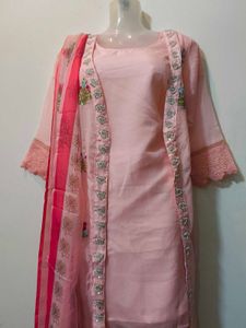 Elegant Salwar Suit Set Fits For M,L And Xl