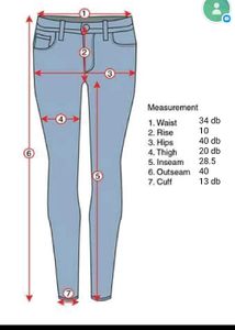 Embroidered Ladies Jeans