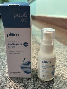 Plum Rice Water &amp; Niacinamide Serum