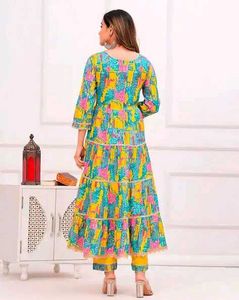 (Our New Bestselling) Colorful Anarkali Suit Set