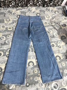 Wide Leg Denim Jeans