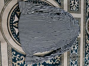 Cotton Shirt for Men Fashion Casual Striped