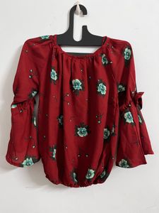 Floral Off-Shoulder Top