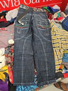 Embroidered Denim Jeans