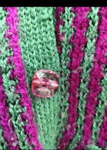 Hand Knitted Magenta Sweater