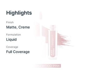 Just Herbs Rosewood Pink Liquid Lipstick