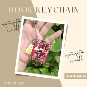 Book Keychains (Customisation Available)