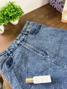 Denim Mini Skirt