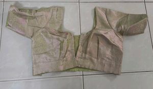 Ready to wear silk blend saree w matching blouse