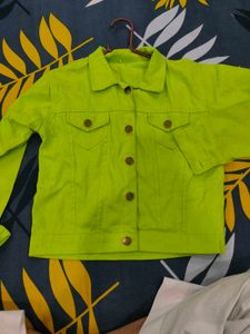 Green Denim Jacket