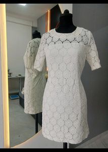 With Lace Dress