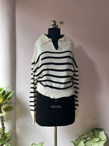 Striped Knit Sweater
