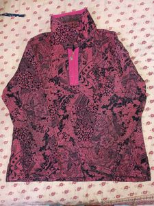 Patterned Pullover Top