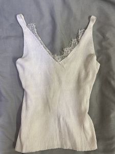 white tank top