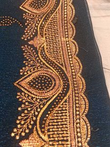 Elegant Embroidered Saree