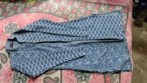 Stylish Blue Patterned Women's Jeans