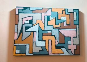 Abstract Geometric Wall Art Modern Canvas Painting