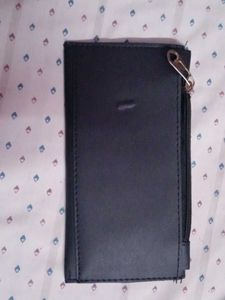 black clutch and guess watch