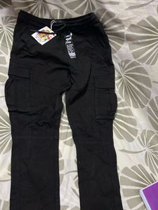 Black Cargo Pants - New with Tags