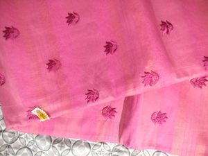 Sakshi Pink Cotton Saree