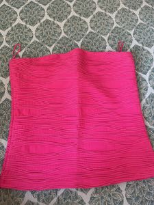 Vibrant Pink Tube Top- Bust- 36-38